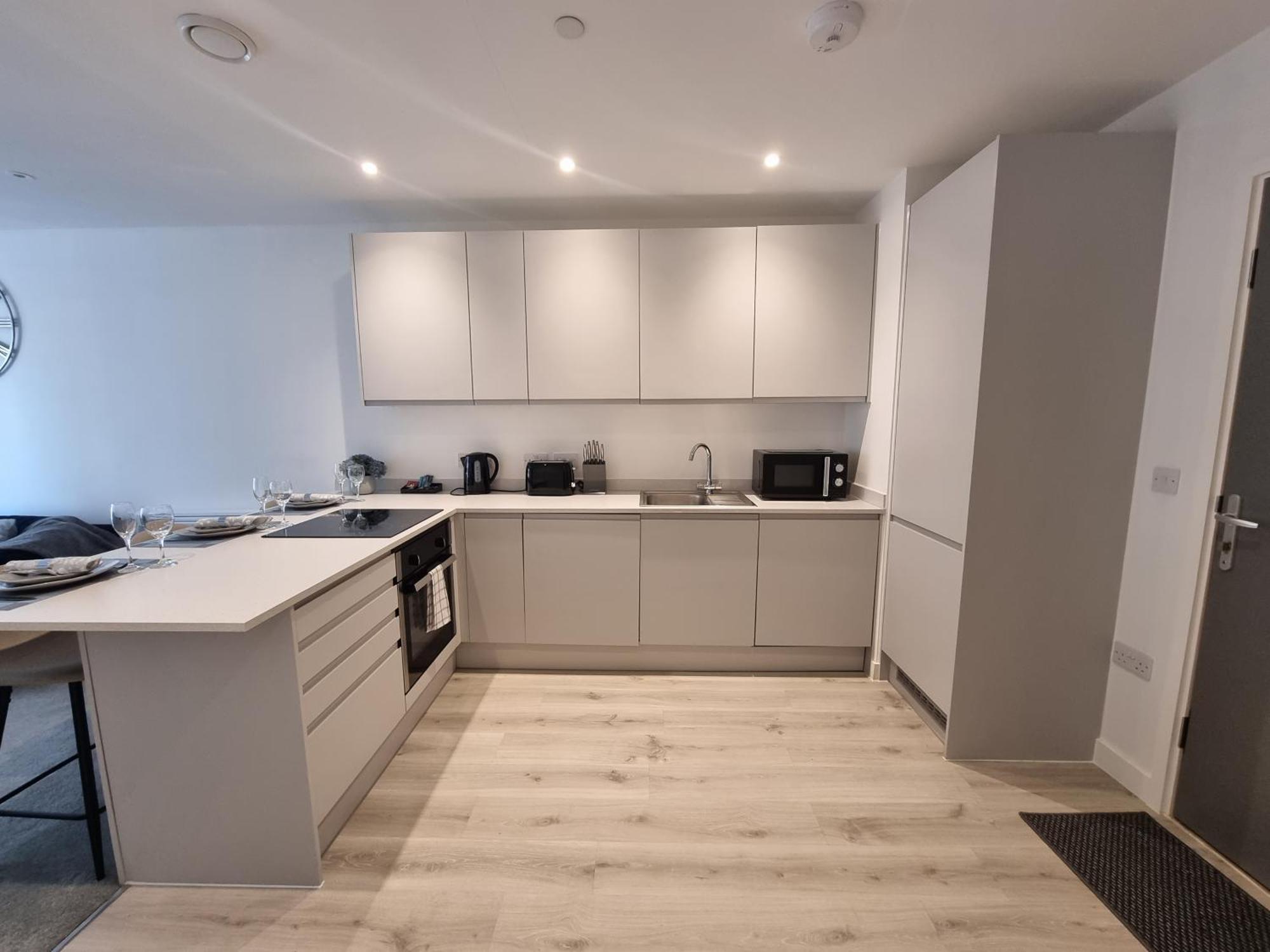 Trafford Suite Modern 1 Bed With Cinema Room Манчестер Экстерьер фото